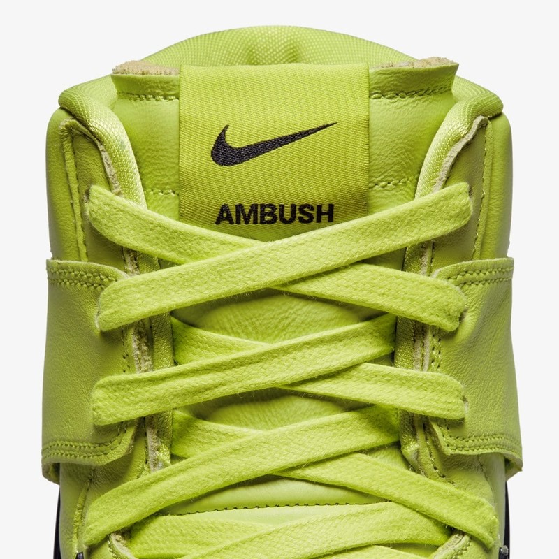 Ambush x Nike Dunk High Flash Lime | CU7544-300 | Grailify